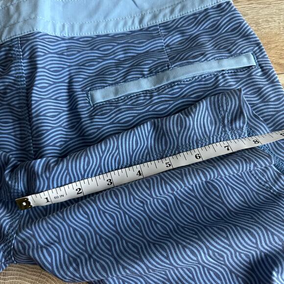 Fair Harbor Blue Waves Nautilus Boardshorts 30 - Picture 9 of 9
